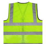 High Visibility Reflective Safety Vest, Work Waistcoat with Reflective Tape Strips for Road Construction & Safety Use - Mode Blend