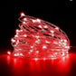 LED Copper Wire String Lights Mini 3AA Battery Operated/Powered Copper Wire LED Firefly Lights for Bedroom Decoration Wedding Home Christmas Parties Holiday (White, 5M - 50LED) [Energy Class A] - Mode Blend