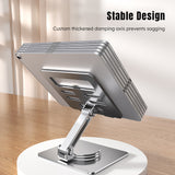 Black and grey laptop stand with anti-slip base for stable positioning