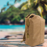 Military Duffel Bag Top Load Double Strap Army Travel Tactical Canvas Backpack for Outdoor 30L - Mode Blend