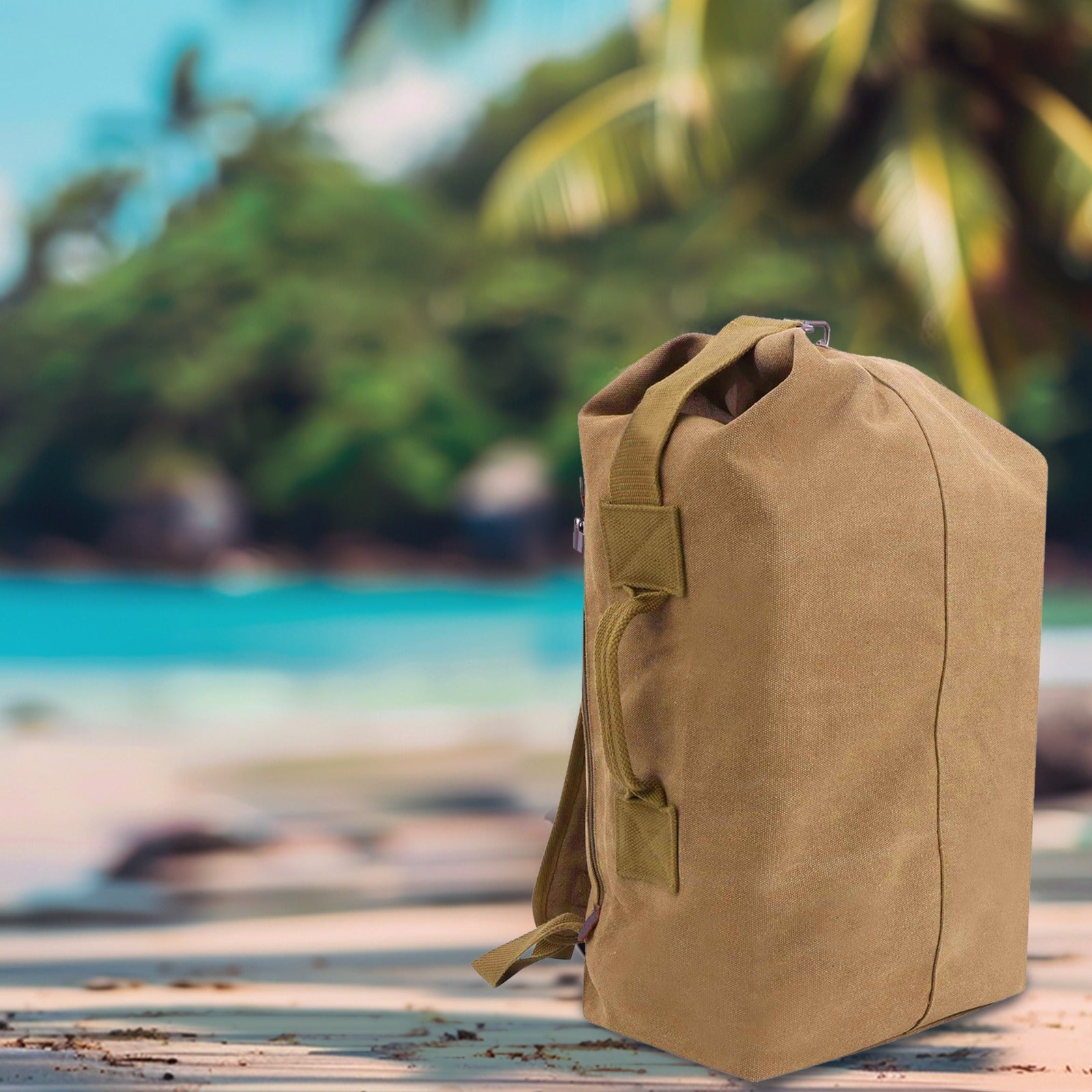 High-Quality Canvas Duffel Bag and Tote Combo by Mode Blend