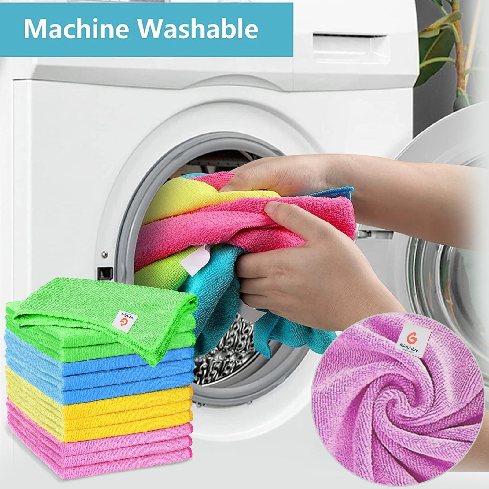 High-Quality Microfiber Cloths for Effective Dusting and Polishing