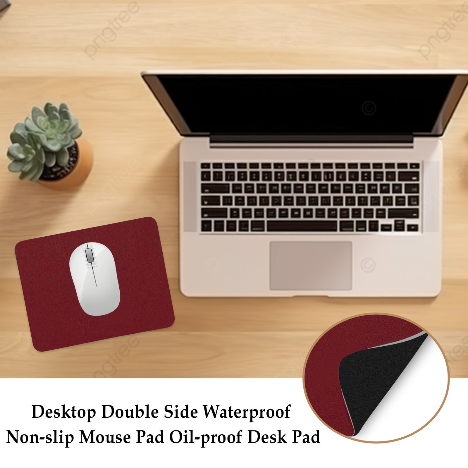 Soft Textured Surface and Waterproof Rubber Base Mouse Pad | Mode Blend Gaming Accessory