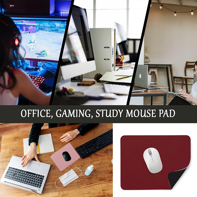 Mode Blend Non-Stitched Mouse Pad for Gamers with Waterproof Rubber Base