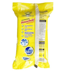 Two packs of Mode Blend anti-bacterial wipes showcased on a bathroom shelf