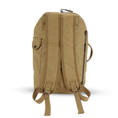Rugged G.I Canvas Duffel Bag for Camping + Bonus Tote Bag