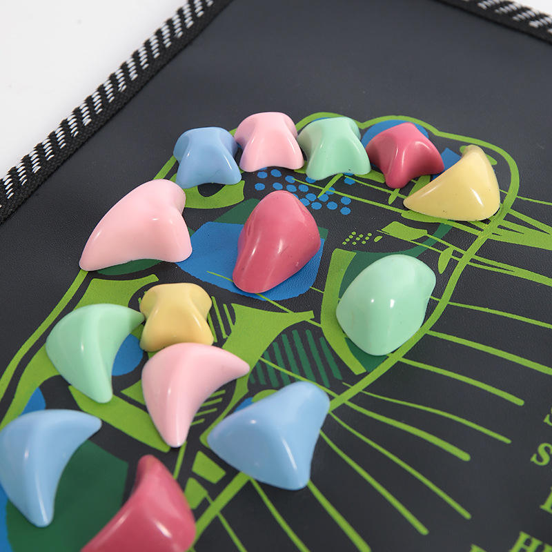 PVC Reflexology Foot Massage Mat: 35×35cm Acupressure Pad - Mode Blend