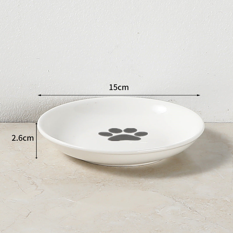 Stylish pet feeding bowl with raised support, perfect for small dogs and cats