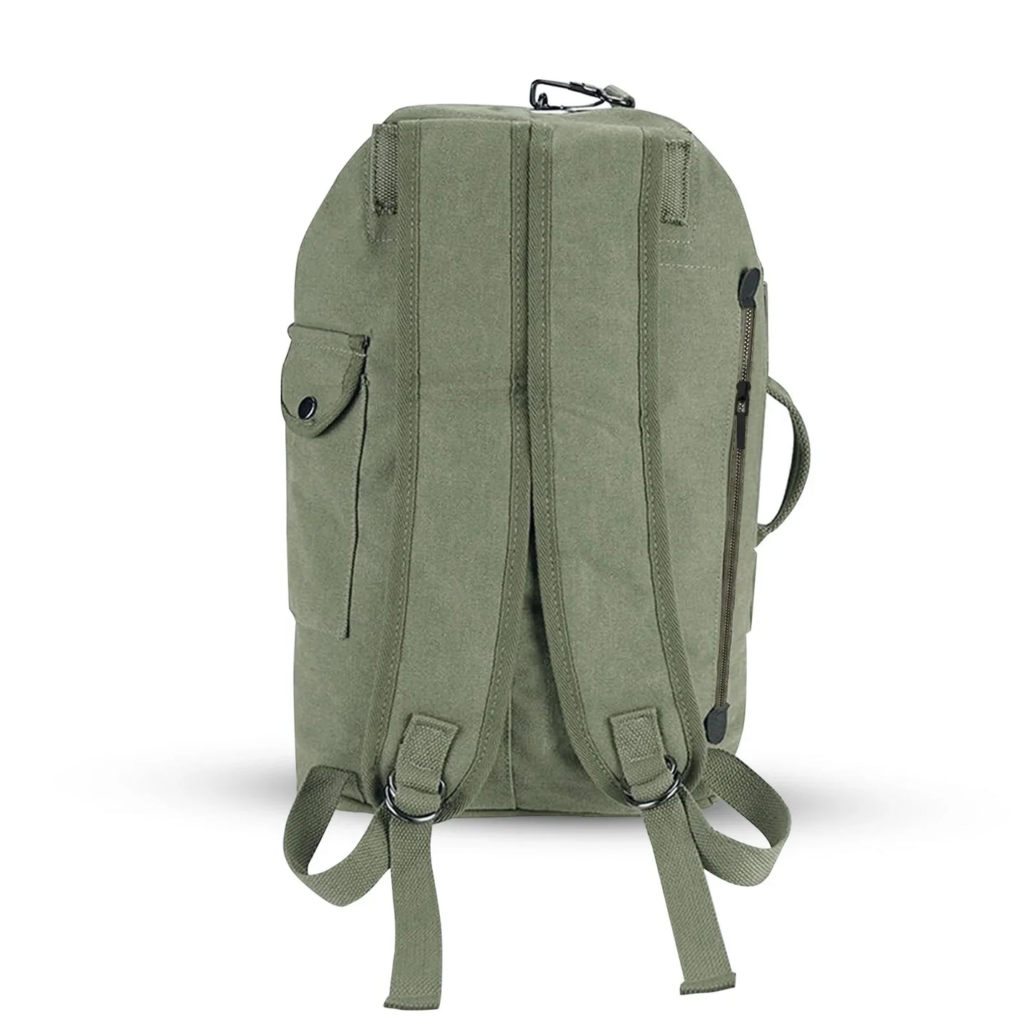 Military Duffel Bag Top Load Double Strap Army Travel Tactical Canvas Backpack for Outdoor 30L - Mode Blend