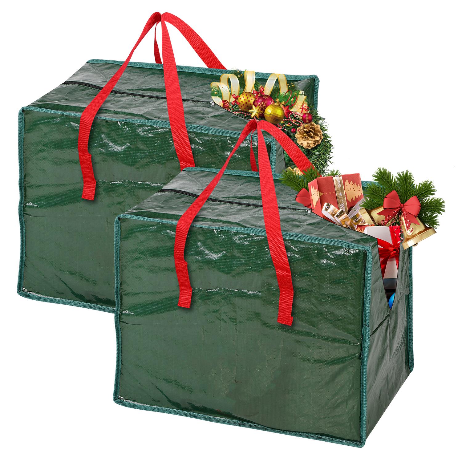 Christmas Storage Bag for Holiday Decorations Durable, Waterproof and Spacious, 1pk