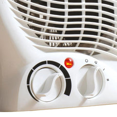 Daewoo Upright Fan Heater 2000W with Dual Heat Settings and Carry Handle