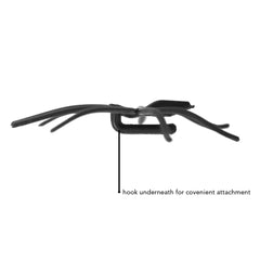 Halloween 24pcs Realistic Black Plastic Spiders Party Decorations & Prank Props