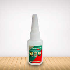 Mode Blend super glue for rapid bonding, showcased for industrial and household tasks