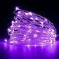 LED Copper Wire String Lights Mini 3AA Battery Operated/Powered Copper Wire LED Firefly Lights for Bedroom Decoration Wedding Home Christmas Parties Holiday (White, 5M - 50LED) [Energy Class A] - Mode Blend