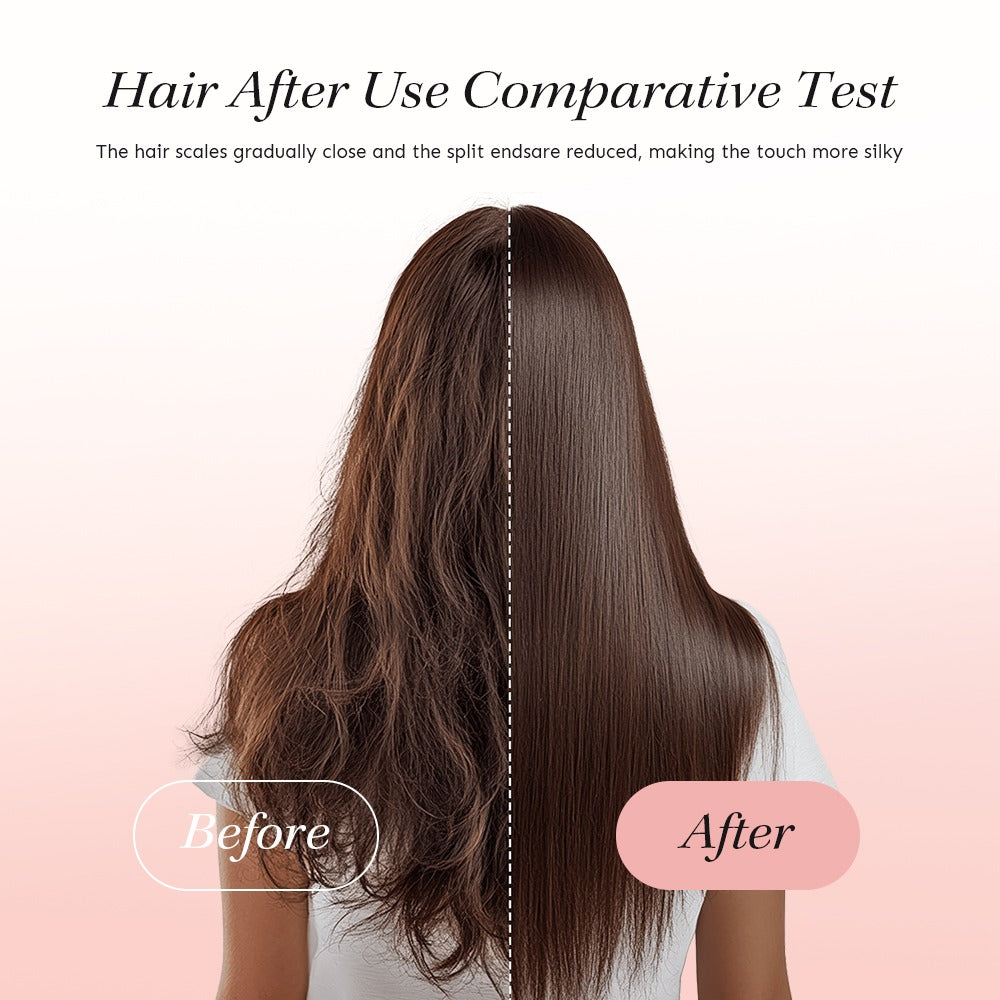 Professional Salon Grade Hair Straightener, 40mm Wide Ceramic Plates, 30s Fast Heat‑Up, Digital Temperature Display, 11 Adjustable Heat Levels (130–230°C) – Cherry Blossom - Mode Blend