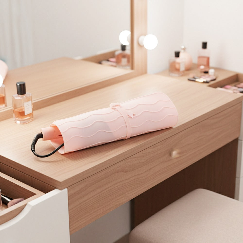 Professional Salon Grade Hair Straightener, 40mm Wide Ceramic Plates, 30s Fast Heat‑Up, Digital Temperature Display, 11 Adjustable Heat Levels (130–230°C) – Cherry Blossom