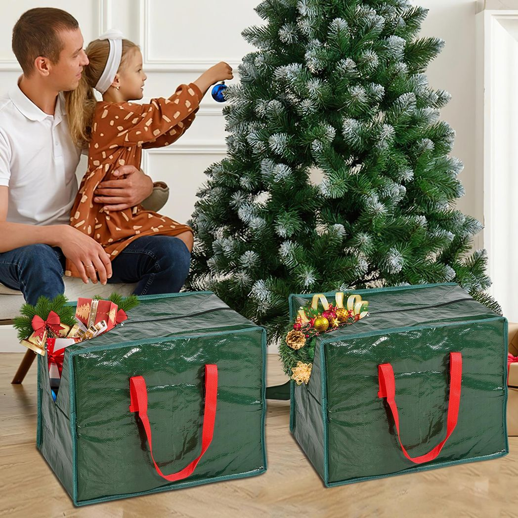Christmas Storage Bag for Holiday Decorations Durable, Waterproof and Spacious, 1pk