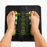 PVC Reflexology Foot Massage Mat: 35×35cm Acupressure Pad - Mode Blend