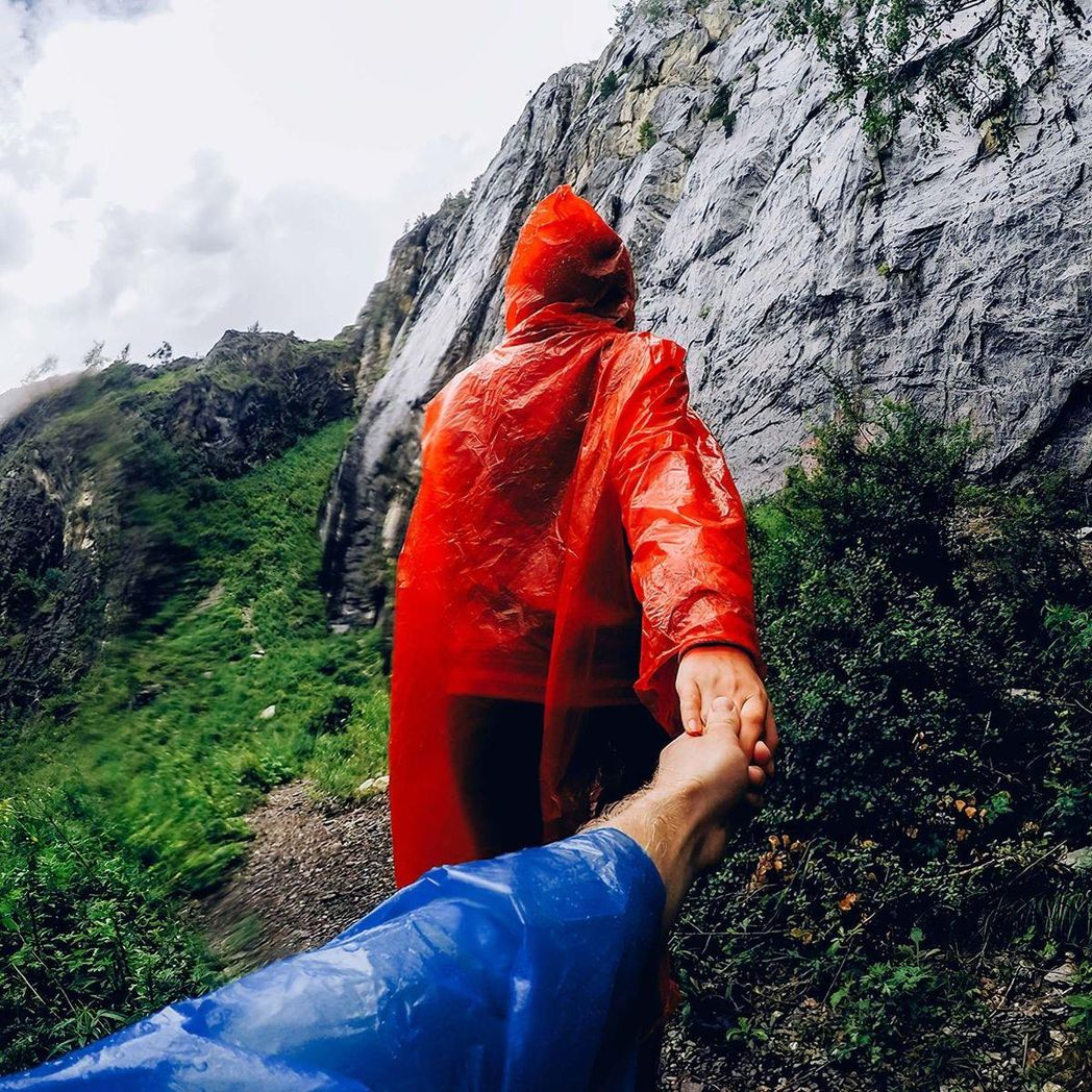 Lightweight PVC Emergency Unisex Waterproof Rain Poncho Random Colours Blue, Red or Yellow