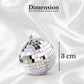 Mode Blend Mini Mirror Disco Balls - Glitter Lighting Decoration for Christmas, Birthday, Bridal Shower, Bar/Bat Mitzvah, Burns Night - Sparkling Party Decor, 12/24/36 Pack - Mode Blend