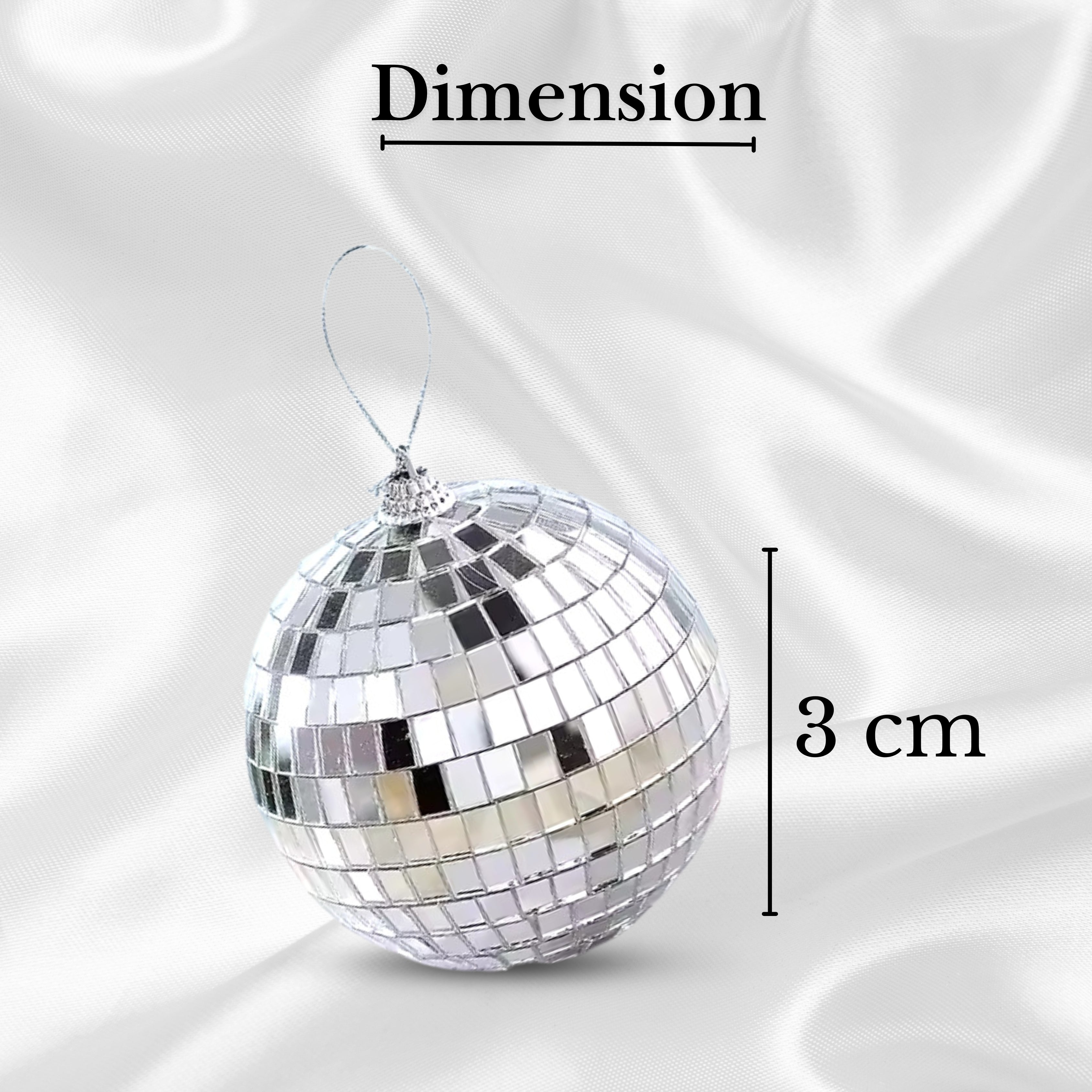 Sparkling Mini Mirror Disco Balls for Bridal Shower Party Decor