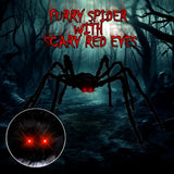 MODE BLEND 16FT Halloween Giant Spider Web with 200cm Spider for Haunted House and Yard - Outdoor Party Props - Mode Blend