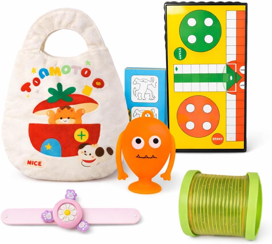 6-Piece Interactive Learning Toy Set with Storage Bag | Brain Teaser Puzzles & Educational Games for Kids Ages 5-8 | Developmental Gift for Problem-Solving, Social Skills & Family Play - Mode Blend